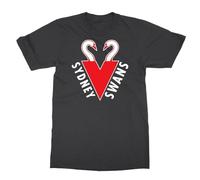 Sydney Swans AFL Australian League Team Sports Rugby Men's T-Shirt Black M