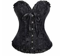 SYDUZAX Bustiers et Corsets Femme Corset Underbust Femme Bustier Sexy Top Gothique Dentelle Floral Lingerie Grande Taille Corset Bustier Femme Vintage Corset Robe Corset Femme Costume Halloween