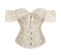 SYDUZAX Corset Underbust Femme Bustier Sexy Top Gothique Dentelle Floral Lingerie Grande Taille Corset Bustier Femme Vintage Corset Robe Corset Femme Costume Halloween Bustiers et Corsets Femme