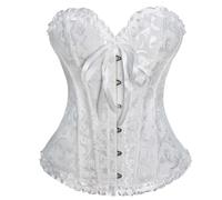 SYDUZAX Corset Underbust Femme Bustier Sexy Top Gothique Dentelle Floral Lingerie Grande Taille Corset Bustier Femme Vintage Corset Robe Corset Femme Costume Halloween Bustiers et Corsets Femme