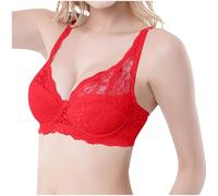 SYDUZAX Soutien Gorge avec Armature en Dentelle pour Femmes Soutien-Gorge Grande Taille Brassiere Femme Soutien-Gorges Push-Up Fin et Respirant Couleur Unie Doux et Confortables