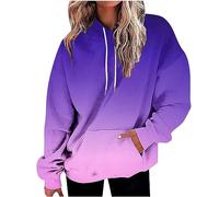 SYDUZAX Sweats Femmes Grande Taille Imprimé Tie-Dye Femme Sweat-Shirt à Capuche Manches Longues Blouson Automne Hiver Chaud Hoodie avec Poche Simple Décontractées Fashion Sweatshirts à La Mode Ample