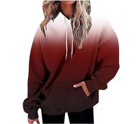 SYDUZAX Sweats Femmes Grande Taille Imprimé Tie-Dye Femme Sweat-Shirt à Capuche Manches Longues Blouson Automne Hiver Chaud Hoodie avec Poche Simple Décontractées Fashion Sweatshirts à La Mode Ample