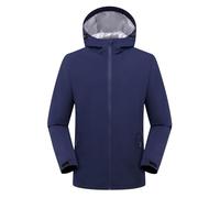 SYDUZAX Veste De Pluie Femme Imperméable Femme Veste Mi Saison Chic Manteaux Chaud Grande Taille Couleur Unie avec Poches Capuche Manteau Ample Mode Veste Vêtements Extérieur Automne Hiver Pas Cher