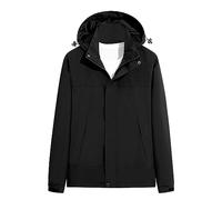 SYDUZAX Vestes Femmes Imperméable Léger Manteau de Pluie Sport Montagne Hiver Veste à Capuche Vestes De Randonnée Softshell Femme Anti-Pluie Femme Manteaux et Blousons D'Extérieur Respirant Outdoor
