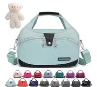 Syeefula Beautifuldeer Anti Theft Handbag, Fashion Lightweight Messenger Bag, Waterproof Oxford Cloth Satchel, Zipper Multi-Layer (Light Green)