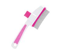 Syengery Brosse De Toilettage Pour Chat,Outil De Toilettage Pour Chien Avec Bouton De Libération,Peigne Anti-Puces Pour Animaux | Pour Animaux À Poils Longs Et Courts, Bain Et Massage