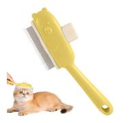 Syengery Épingle Lisse pour Petits Chiens - Peigne Anti-Peluche pour Chat,Brosse de Toilettage avec Massage pour Animaux pour Nettoyage Quotidien et Baignade en Appartement Intérieur Extérieur Voyage