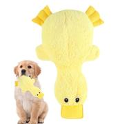Syengery Jouets à Mâcher en Peluche - Canard Bruissant Résistant aux Morsures Doux - Peluche Couchant avec Bruit - pour Jardin Camping Intérieur Extérieur Salon Balcon