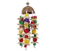 Syengery Jouets à Mâcher pour Oiseaux - Résistant à l'usure et Sécurisé pour Animaux de Compagnie,Jouets Cage À Oiseaux | pour Aras Moineaux Perruches Conures Calopsittes Canaris