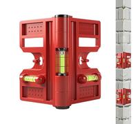 Syengery Niveau De Coin,Outil Magnétique Pliable Et Ajustable - Outil De Nivellement Pour Clôtures,Pour Installations De Portes, Fenêtres, Plafonds, Sols, Plans De Travail Et Usage Extérieur