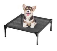 Syengery Panier pour Chien Extérieur, Lit Surélevé pour Chien D'extérieur, Housse Lavable Imperméable Respirante Antidérapante et Portable - pour Voyage, Parc ou Intérieur