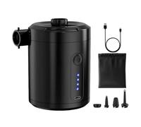 Syengery Pompe À Air Rechargeable,Compact Pompe Gonfleur pour Objets Gonflables | Compresseur sans Fil Silencieux pour Camping Paddle Board Tente Gonflage Matelas