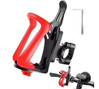 Syengery Porte-Gourde Vélo - Support Bidon Vélo Montable sur Guidon Réglable - Accessoire de Cyclisme Ajustable Fixation au Guidon pour Cadre 20-35mm Route et Montagne