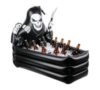Syengery Rafraîchisseur gonflable pour boissons | Décoration cercueil 89 cm grande capacité | Rafraîchisseur gonflable pour boissons | Pour fête à thème fête de piscine barbecue dans le jardin camping