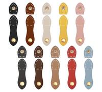 SYEYCW 10 Pièces Boucles à Pression en Cuir à Coudre, Bouton Pression Couture, Boucles à Pression en Cuir PU à Coudre, pour Sacs à Main, Étuis pour Téléphones Portables, Vestes, Cahiers, Bricolage