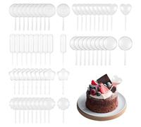 SYEYCW 120 Pièces Pipette Plastique, Pipettes de Transfert 4 ml, Mini Goutte à Liquide, Transparent Transfert, Pipettes Compte-Gouttes à Presser pour Fraises, Chocolat, Confiture, Cupcakes