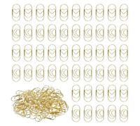 SYEYCW 150 Pièces Trombones Bureau, Créatifs Trombones en Métal, Clips de Signets en Forme de Coeur et de Lune, Trombones en Métal Trombones Bureau Mini, pour Bureau Livre Document Papier Photo