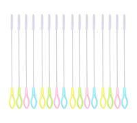SYEYCW 16 Pièces Brosse de Nettoyage de Paille, Tube Brosse de Nettoyage, Brosses en Paille en Acier Inoxydable, Goupillon Paille pour Bébé Biberon, pour Bouilloire, Tube à Essai, Biberons, 4 Couleurs