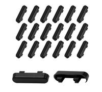 SYEYCW 20 Pièces Couvercles de Trous D'évacuation, Capuchons de Couvercle de Drainage de Fenêtre, Bouchons de Drainage de Remplacement Couvercles, pour Cadre de Fenêtres, Eau Fixation Travaux