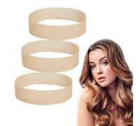 SYEYCW 3 Pièces Bandeau de Perruque en Silicone, Bandeau de Cheveux Élastique Antidérapant, Unisexe Sans Couture Transparent Grip Band, pour Fix Femmes Hommes Wig in Place