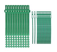 SYEYCW 30 Pièces À Toute épreuve Attaches Végétales, 17cm et 24cm Attaches de Plantes Réglables, Lien de Serrage en Plastique Réutilisable, pour pour Vertes, Arbustes, Bricolage, Maison, Bureau