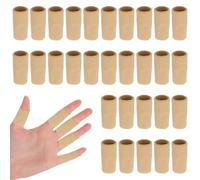 SYEYCW 30 Pièces Manchons de Protection des Doigts, Élastique Manchons de Protection de Compression pour Le Pouce, Les Sports de Attelle Protecteur de Doigt, pour Basket-Ball, Volleyball