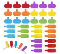 SYEYCW 36 Pièces Etiquette Cable, Autocollantes Étanches Cable Labels, Étiquettes à Code-Couleur, Étanche Résistant à la Déchirure, Etiquettes pour Câbles, pour Marquer Identifier et Organiser