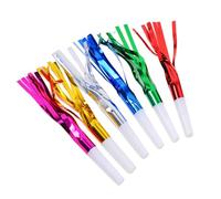 SYEYCW 36 Pièces Faiseurs de Bruit de Fête, Souffleurs de Cornes de Fête pour Adultes, Faiseurs de Bruit Colorés à Franges à Paillettes, pour Fête d'Anniversaire, Remise de Diplômes