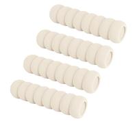 SYEYCW 4 Pièces Housse de Protection de Poignée de Porte, Beige Porte de Sécurité Gant Doux Éponge, Anti-Collision Poignées de Sécurité, Housses de Protection en Doux Mousse Souple pour Enfants
