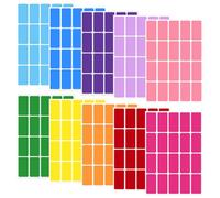 SYEYCW 400 Pièces Étiquette Autocollantes, Étiquette Autocollantes Couleur, 40 mm × 19 mm Étiquettes Rectangulaires, Étiquettes Autocollantes, pour Bouteilles Bureau Cuisine Classeurs, 10 Couleurs