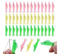 SYEYCW 45 Pièces Enfile-Aiguilles pour Couture, Enfile Aiguille Machine à Coudre à Bouche de Poisson, Plastique DIY Enfile-Fil, Enfile Aiguille Machine à Coudre, pour Coudre à Main & Quilting Craft