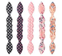 SYEYCW 5 Pièces Accessoire Chignon, Chignon Magique, French Curler Polka Dot Beamer, Outil de Tissage Français, Réutilisable Lazy Curler, Accessoire de Coiffure Rapide Flexible pour Femmes, 2 Couleurs