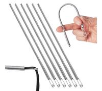 SYEYCW 6 Pièces Enfile-Cordon à Ressort Pliable, Multi-Function Foldable Spring Drawstring Threader Tool, Outil de Remplacement pour Cordon de Serrage, pour Pantalons, Shorts et Sweatshirts à Taille