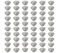 SYEYCW 60 Pièces Filtre à Tamis Conique, 16mm Écrans de bol en Maille, Écran en Acier Inoxydable Prédécoupé, Portable Écrans Réutilisables, pour Ménage, Industriel, Laboratoire