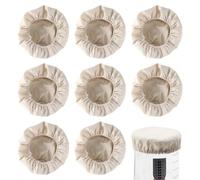 SYEYCW 8 Pièces Couvercles de Levée de Pâte, Couvercles de Bol pour la Levée du Pain, Élastiques de Cuisson de Pain à la Levure Réutilisables, Adaptés aux Fermenteurs de 3-4 Pouces de Diamètre