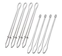 SYEYCW 8 Pièces Enfile-Aiguilles pour Couture, Passe Fil Couture, Enfile Aiguilles Cordon, Clip Tourneur de Boucle Élastique Réglable, Pratiques Couture Enfile-Bande Élastique, pour DIY Cordon