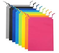 SYEYCW 8 Pièces Sac a Chaussures, Sac Chaussures Voyage, Sacs à Chaussures à Cordon Sac Anti-Poussière de Couleur, Sac en Tissu Portable, pour Hommes Femmes Organiser et Stocker Les Chaussures