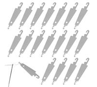 SYEYCW 80 Pièces Enfile Aiguille Couture Main, Enfile-Aiguilles pour Couture, Enfile-Aiguilles en Acier Inoxydable, pour Couture à la Main, Broderie au Point de Croix à Gros Chas, Tricot, Quilting