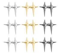 SYEYCW 9 Paires Pince pour Pantalon Trop Large, Ajustable Boutons Jeans de Taille sans Couture, Clipsable Epingles Boucles de Taille Serrée Bouto, Réutilisable Bouton de Pantalon, pour Jeans, Jupes