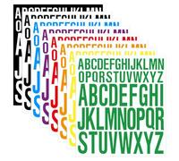 SYEYCW Lot de 8 feuilles d'autocollants en vinyle coloré de 2,5 cm et 5,1 cm pour scrapbooking, artisanat, carnet, affiche, carte, fenêtre, boîtes aux lettres, 8 couleurs