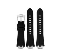 SYFCSEW Bracelet en caoutchouc de silicone, compatible avec le bracelet de montre MAURICE LACROIX AIKON Series AI6008 AI6007 AI6038 AI6058 AI1108 à dégagement rapide, For AI6007 series, Achat