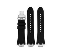 SYFCSEW Bracelet en caoutchouc de silicone, compatible avec le bracelet de montre MAURICE LACROIX AIKON Series AI6008 AI6007 AI6038 AI6058 AI1108 à dégagement rapide, For AI1108 series, Achat