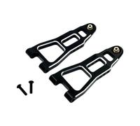 SYFDGDV pièces d'accessoires RC 1/12 RC Voiture Mises À Niveau Modification Remplacement Accessoires Pièces 2X Alliage D'aluminium Avant Arrière Bras Inférieur Fiable(Black)