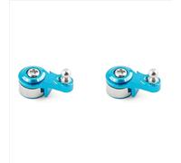 SYFDGDV pièces d'accessoires RC Compatible avec Traxxas pour TRX4 pour TRX6 1/10 RC Pièces De Mise À Niveau De Voiture sur Rampes 2X 25T Réglable D'amortissement Servo Bras Servo Corn