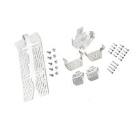 SYFDGDV Rc Car PièCes pour Traxxas pour TRX4 pour Defender 1/10 Ensemble Blindage Châssis RC Plaque Protection Voiture Sport Pièces Carrosserie Accessoires Remplacement(Size 1)