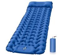 SYFFWZH Matelas Gonflable Matelas Gonflable Camping - Ultra Léger, Matelas Trekking avec Pompe Intégrée et Oreiller pour Tente, Plage, Randonnée