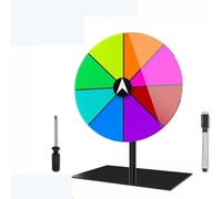 SYFFWZH Roues tournantes en métal de 8 Pouces - Roue rotative de Fortune pour des événements, des Jeux et des événements, Anniversaire Mariage Carnaval loterie du Nouvel an