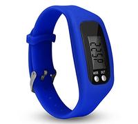 Syfinee Montre podomètre avec écran LCD - Podomètre simple - Fonctionnement facile - Pour la marche et le fitness - Bracelet numérique - Compteur de pas