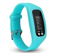 Syfinee Montre podomètre avec écran LCD - Podomètre simple - Fonctionnement facile - Pour la marche et le fitness - Bracelet numérique - Compteur de pas